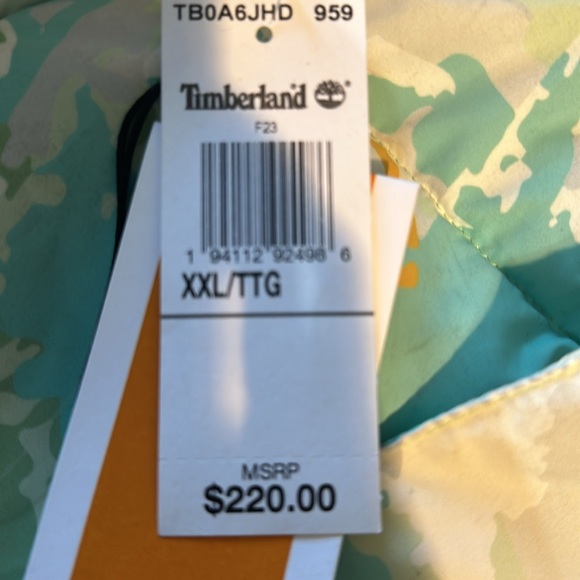 Timberland men’s puffer coat 2x brand new - Picture 8 of 8